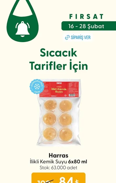 Harras İlikli Kemik Suyu 6X80 Ml