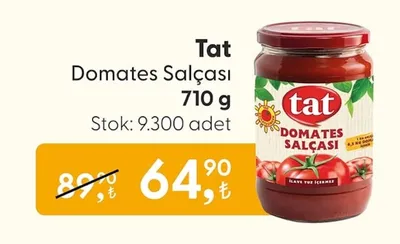 Tat Domates Salçası 710 G