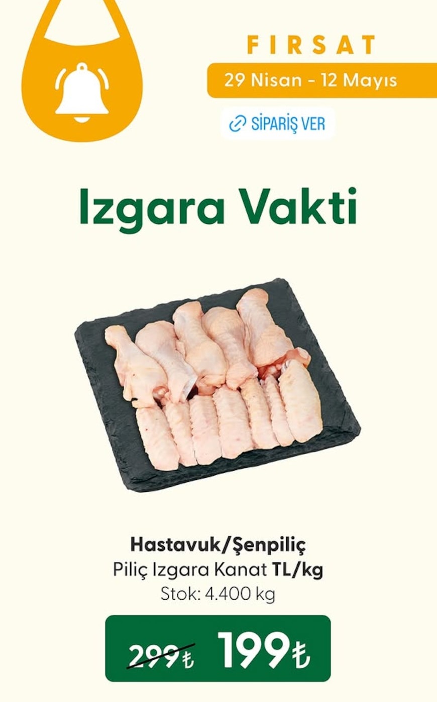 Piliç Izgara Kanat 1Kg