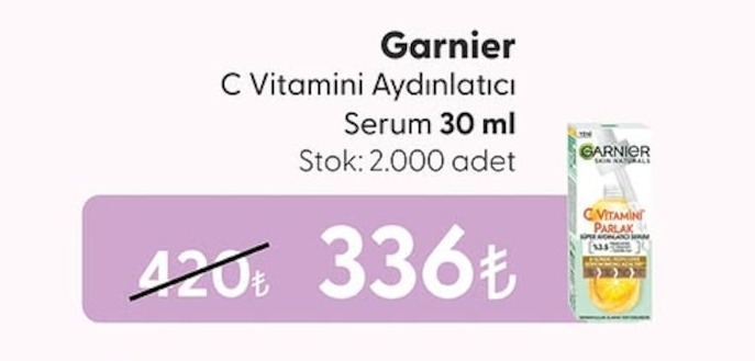 Garnier C Vitamini Aydinlatici Serum 30 Ml