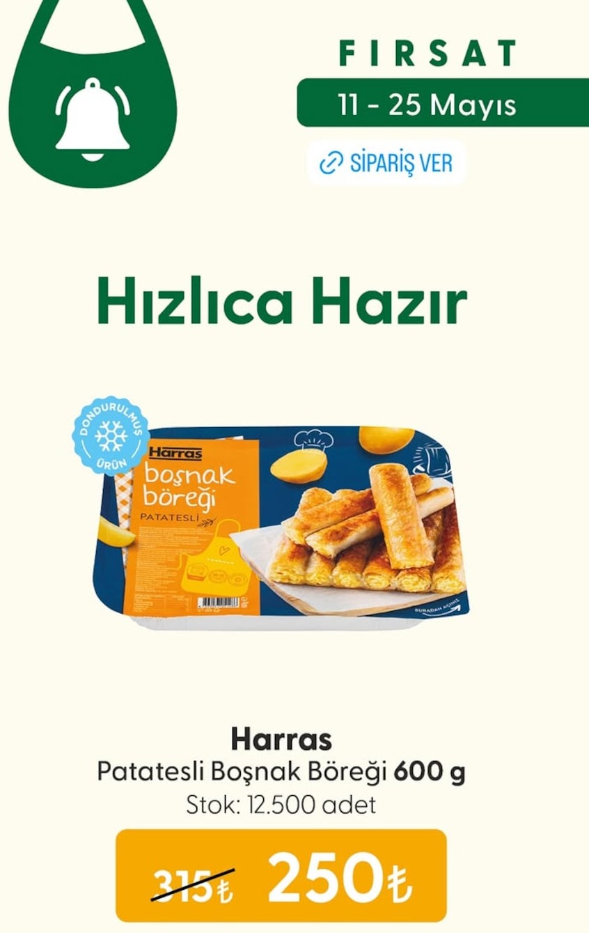 Harras Patatesli Boşnak Böreği 600 G