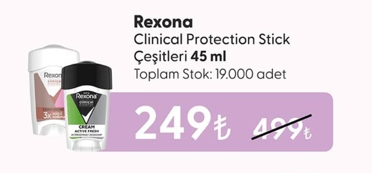 Rexona Clinical Protection Stick Çeşitleri 45 Ml