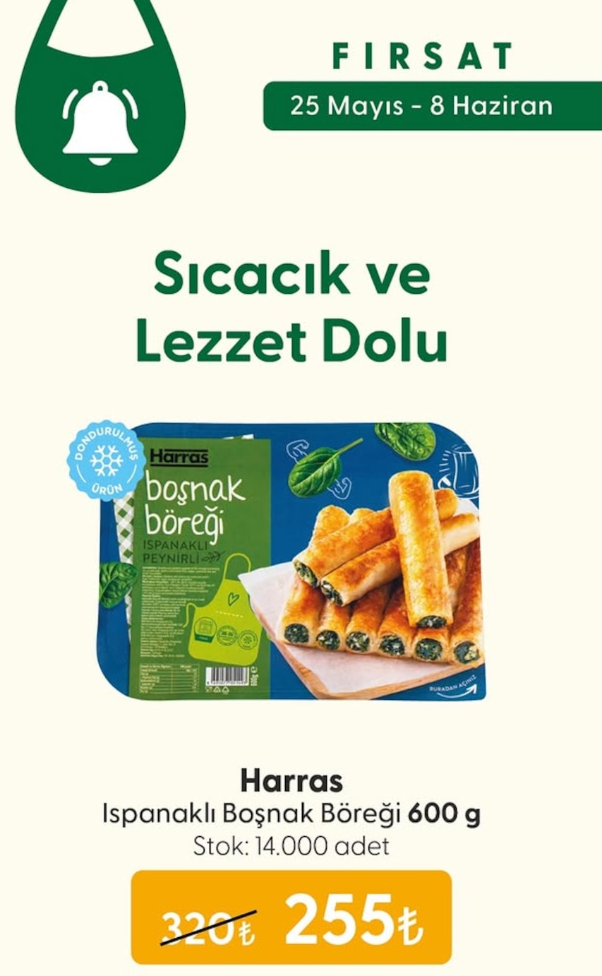 Harras Ispanaklı Boşnak Böreği 600 G
