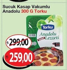 Sucuk Kasap Vakumlu Anadolu 300 G Torku