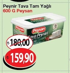 Peynir Tava Tam Yağlı 600 G Peysan