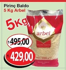 Arbel Pirinç Baldo 5 Kg
