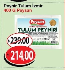Peynsan Peynir Tulum İzmir 400 G