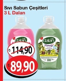Sıvı Sabun Çeşitleri 3 L Dalan