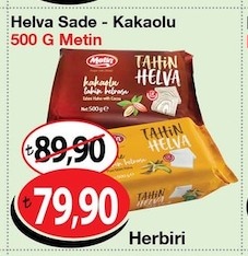 Metin Helva Sade - Kakaolu 500 G