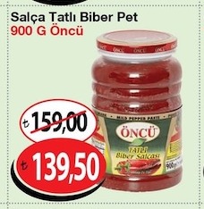 Öncü Salça Tatlı Biber Pet 900 G