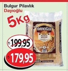 Bulgur Pilavlik Dayioğlu 5 Kg