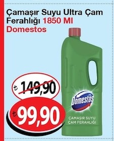 Domestos Çamaşır Suyu Ultra Çam Ferahlığı 1850 Ml
