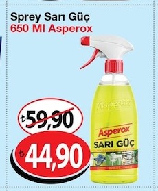 Asperox Sprey Sarı Güç 650 Ml