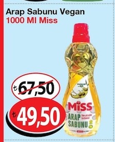 Miss Arap Sabunu Vegan 1000 Ml