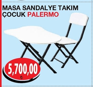 Masa Sandalye Takim Çocuk Palermo Masa Ve Sandalye Takimi