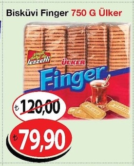 Bisküvi Finger 750 G Ülker