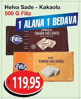 Filiz Sade - Kakaolu Helva 500G