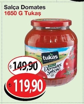 Salça Domates 1650 G Tukaş