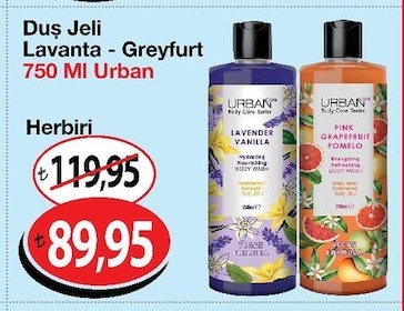 Duş Jeli Lavanta - Greyfurt 750 Mi Urban
