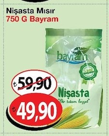 Nişasta Mısır 750 G