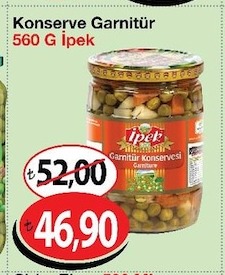 Konserve Garnitür 560 G