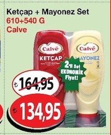 Ketcap Mayonez Set 610+540 G