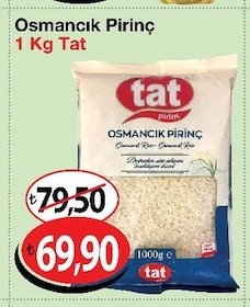 Tat Osmancık Pirinç 1Kg