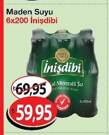 Maden Suyu 6X200 Ml İnişdibii