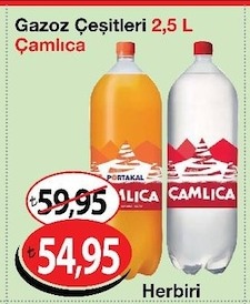 Gazoz Çeşitleri 2,5 L