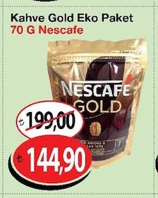 Nescafe Gold Kahve Eko Paket 70 G