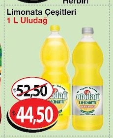 Uludağ Limonata Çeşitleri 1 L