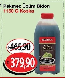 Koska Pekmez Üzüm Bidon 1150G