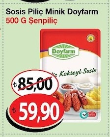 Sosis Piliç Minik Doyfarm 500 G Şenpiliç