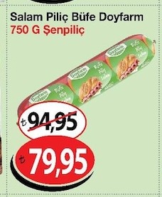 Salam Piliç Büfe Doyfarm 750 G Şenpiliç