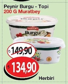 Peynir Burgu - Topi 200 G Muratbey