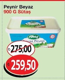 Sütaş Beyaz Peynir 900 G