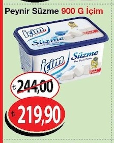 İçim Süzme Peynir 900 G