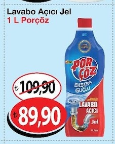 Lavabo Açici Jel 1 L Porçöz