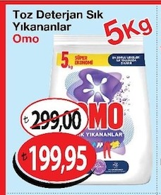 Omo Toz Deterjan Sık Yıkananlar 5Kg