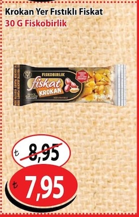 Krokan Yer Fıstıklı Fıskat 30 G Fıstıkbirlik