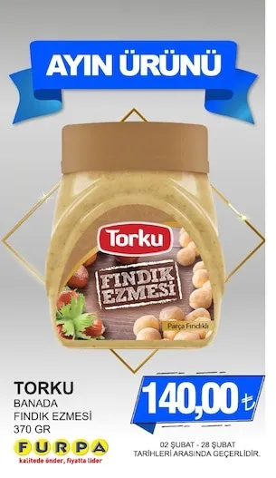 Torku Banada Findik Ezmesi 370 Gr