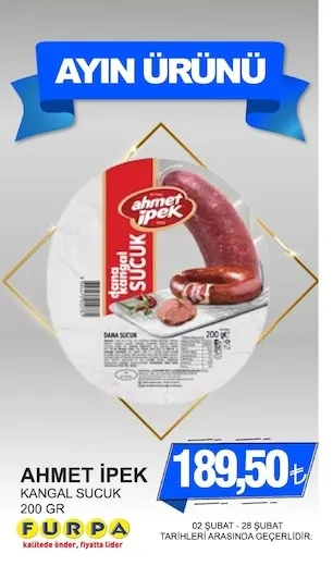 Ahmet İpek Kangal Sucuk 200 Gr