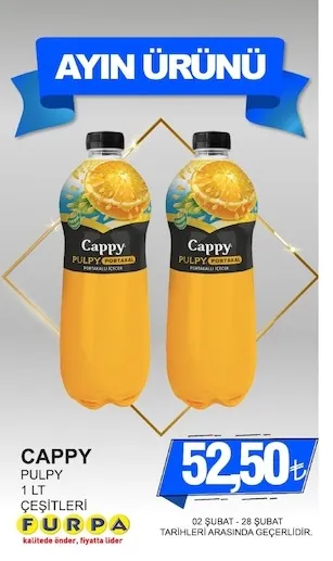 Cappy Pulpy 1 Lt Çeşi̇Tleri̇