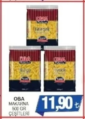 Oba Makarna 500 Gr Çeşi̇Tleri̇