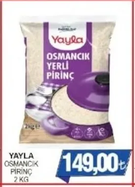 Yayla Osmancik Pi̇Ri̇Nç 2 Kg