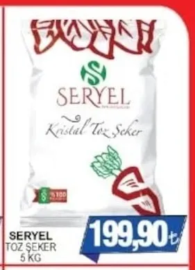 Seryel Toz Şeker 5 Kg