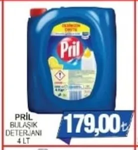 Pri̇L Bulaşık Deterjanı 4 Lt