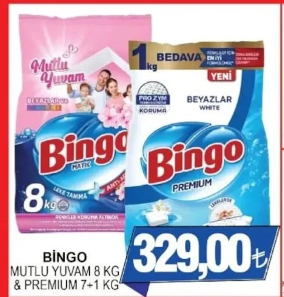 Bi̇Ngo Mutlu Yuvam 8 Kg & Premium 7+1 Kg