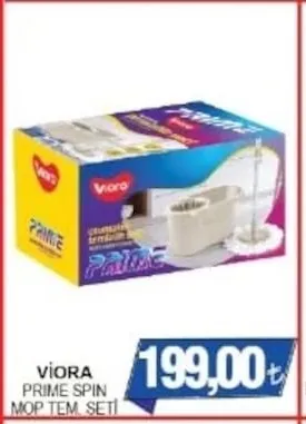 Vi̇Ora Pri̇Me Spin Mop Temi̇Zli̇K Seti̇