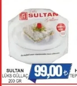 Sultan Lüks Güllaç 200 Gr